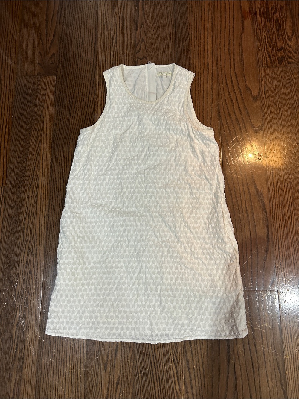 rag & bone Cream Textured Mini Dress sz M